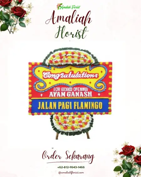 Sewa Papan Bunga Plesan